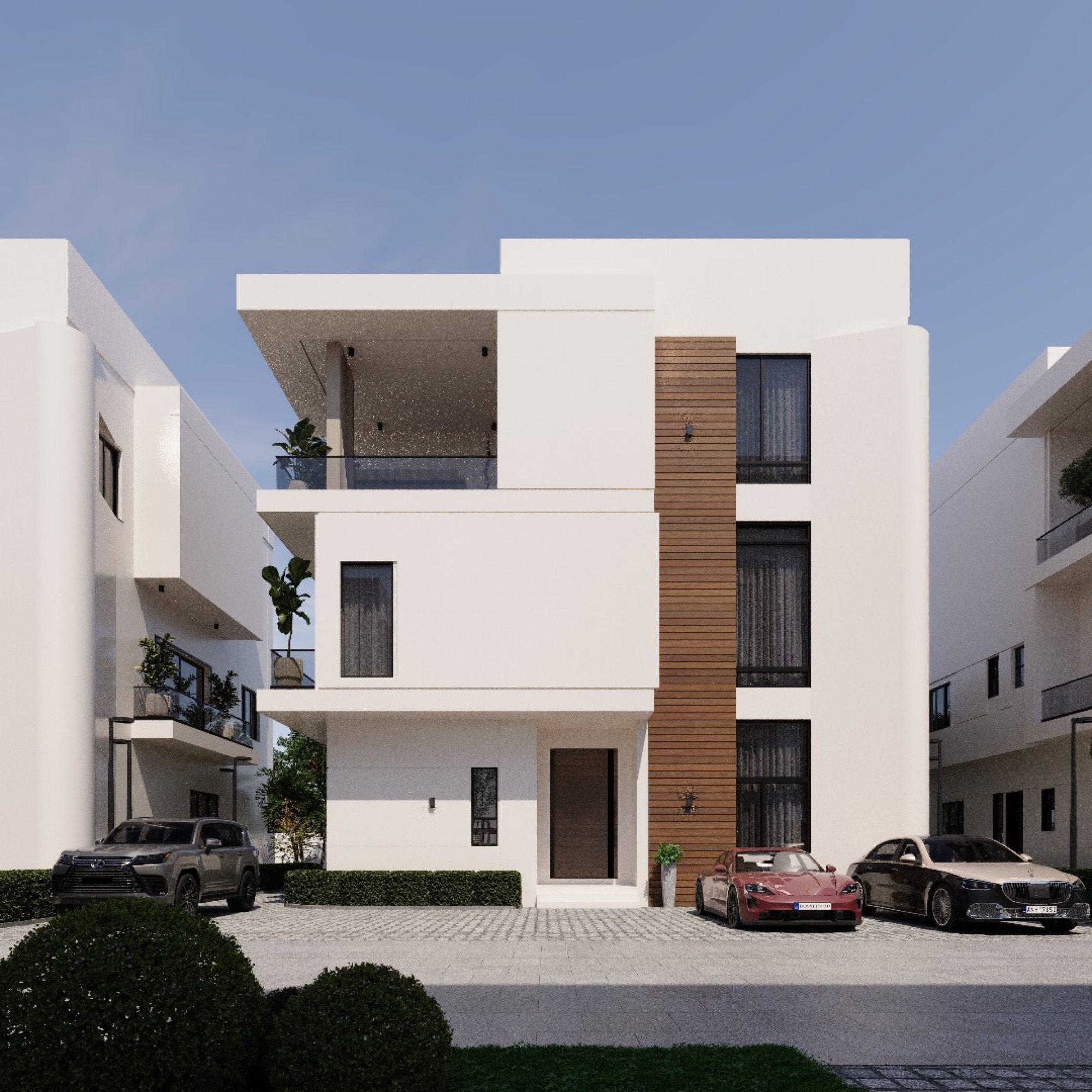 Facade works at Panarea Villa, Kado